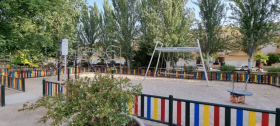 Terminadas las obras de acondicionamiento del Parque Infantil ARROYO DEL TESORO en Villalbilla