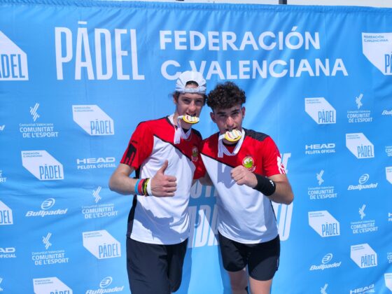 Nuestro vecino David Abadía Jiménez campeón de pádel de España en Valencia