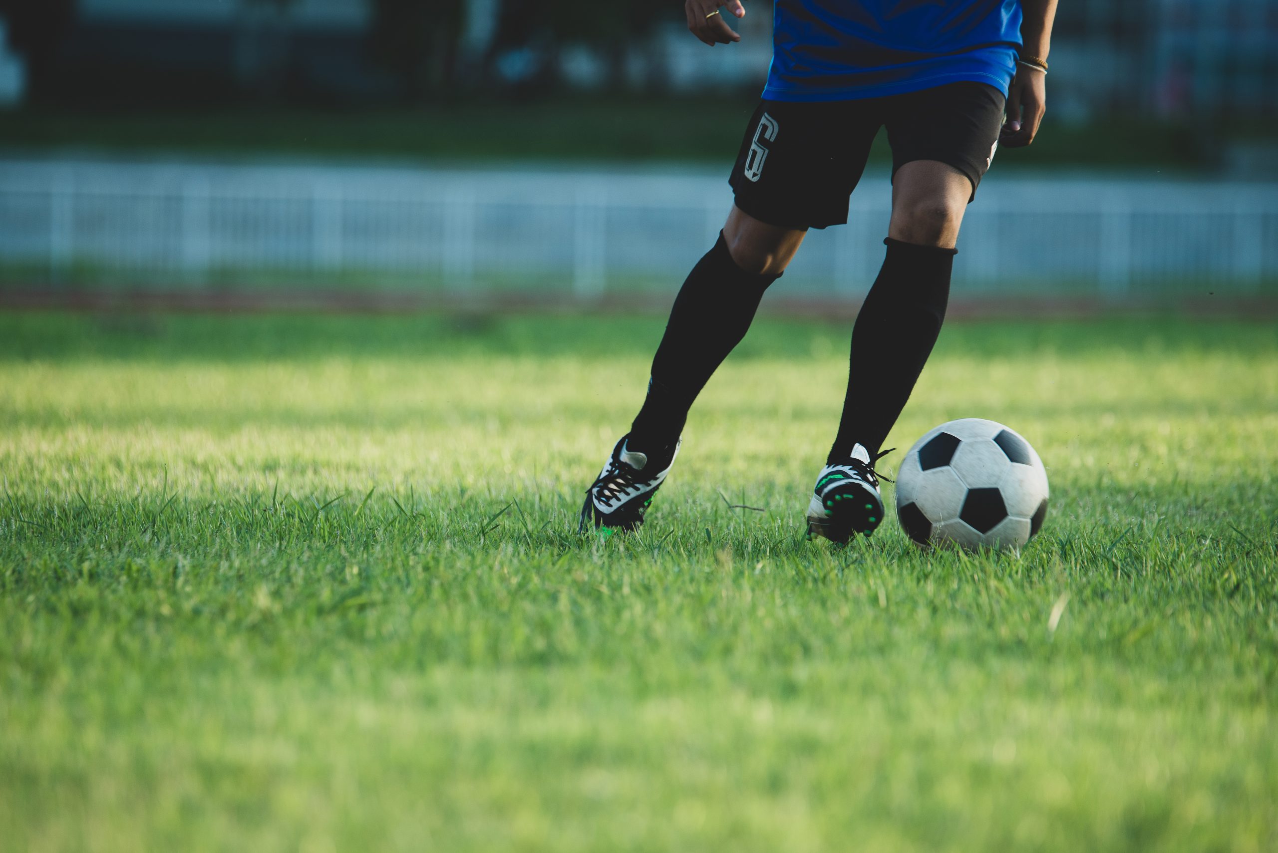 futbol Soccer player action on the stadium