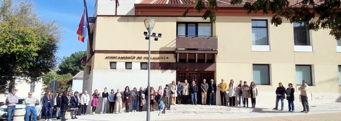 Minuto de silencio en Villalbilla