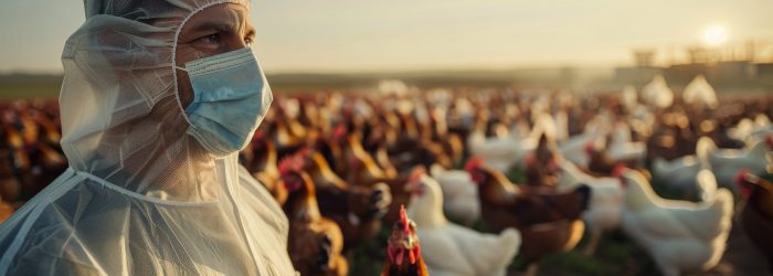 escena-fotorrealista-de-una-granja-avicola-con-personas-y-pollos