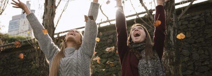 juventud mujeres otoño